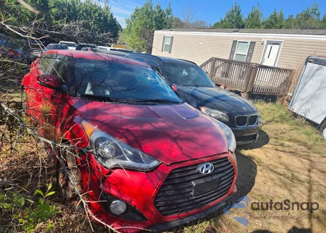 2015 Hyundai Veloster z USA, uszkodzony, nr VIN KMHTC6AE6FU240474